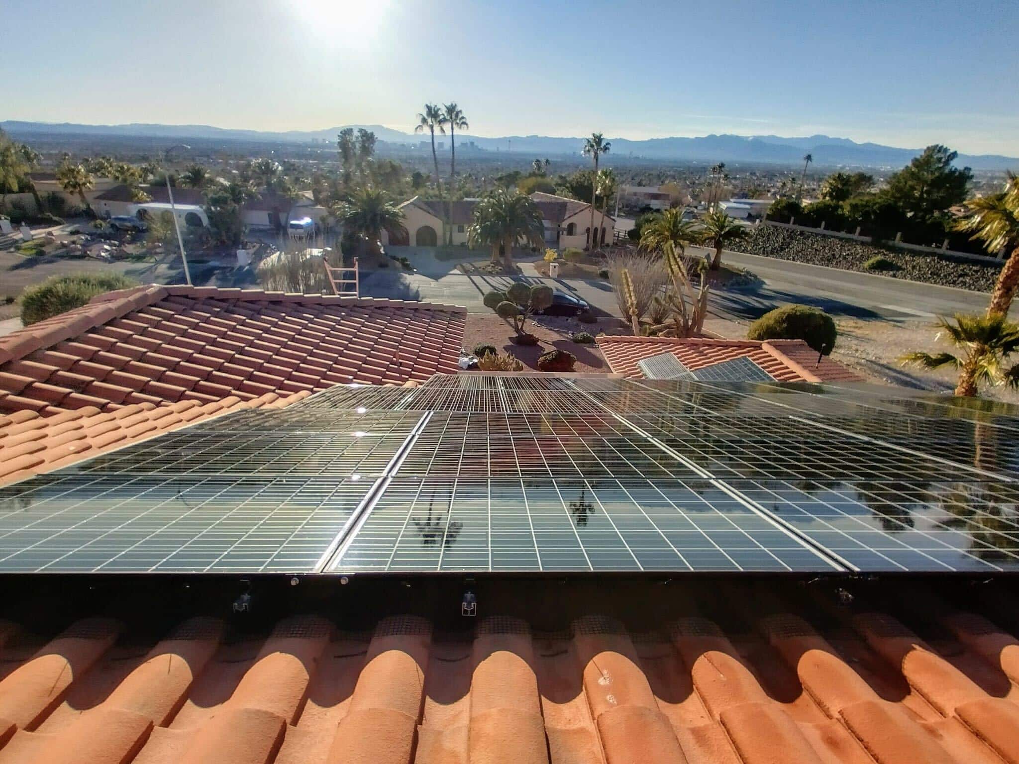 solar panels and lightning protection